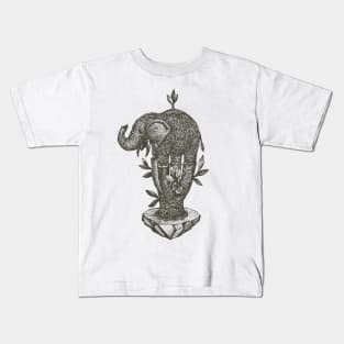 Elephant and Sapling Kids T-Shirt